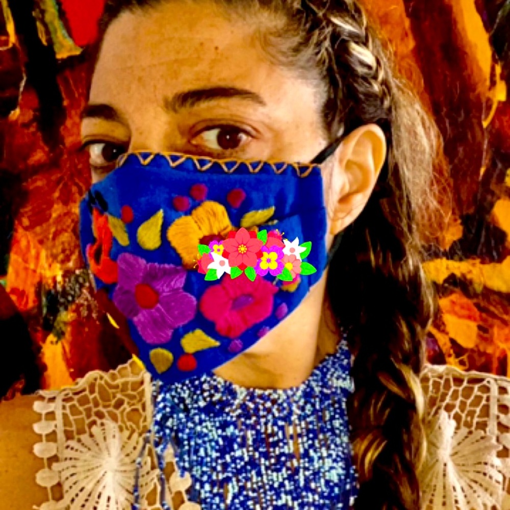 Hand Embroidered Masks made in Mexico